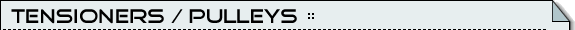 Title - Tensioners and Pulleys
